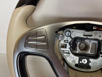 MERCEDES MAYBACH W222 VOLANT KŮŽE DŘEVO