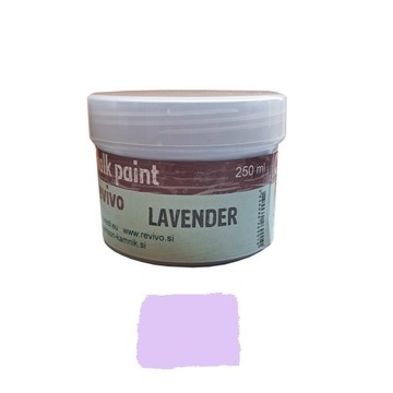 Farba kredowa, do mebli, zdobień vintage, LAVENDER 250 ml REVIVO