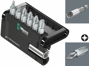 Zestaw bitów WERA 05056296001 PZ + Adapter 7el