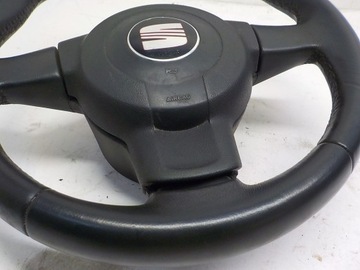 SEAT ALTEA XL LEON II TOLEDO III VOLANT KŮŽE AIRBAG