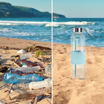 XAVAX Стеклянная бутылка для воды для смузи 0,5л