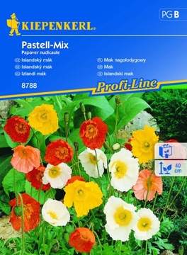 Mak Nagołodygowy Pastell-Mix nasiona – Kiepenkerl