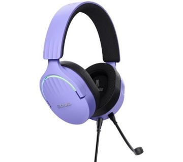 ИГРОВЫЕ НАУШНИКИ С USB-МИКРОФОНОМ 7.1 RGB КОНСОЛЬ ДЛЯ ПК ФИОЛЕТОВЫЙ