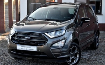 Ford Ecosport II SUV Facelifting 1.0 EcoBoost 125KM 2018 Ford EcoSport ST-line Idealny LED skora ALCANTARA navi. Benzyna 125KM, zdjęcie 17