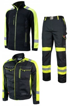Ubranie robocze Spodnie Polar Bluza KOMPLET BHP 64
