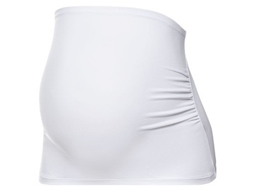 Pas ciążowy Esmara XL bawełna 2 sztuki biały+wrzosowy