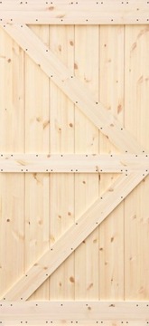 DRZWI DREWNIANE SOSNOWE PRZESUWNE LOFT RUSTIC K 90