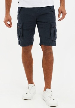 A3A101 GRANATOWE SPODENKI BOJÓWKI LUGO THREADBARE XXL