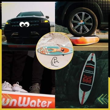 DESKA SUP DO PŁYWANIA 350 CM Dmuchana Pompowana Paddle Board Wiosło Pompka