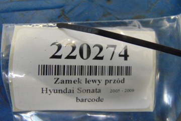 HYUNDAI SONATA 2.0D SEDAN ZÁMEK LEVÝ PŘEDNÍ 81310-3K001CJ4