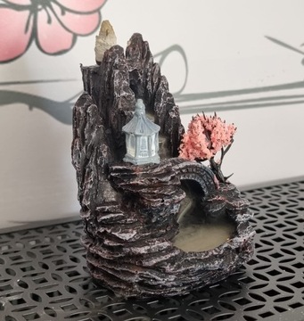 КЕРАМИЧЕСКИЙ АРОМАТИЧЕСКИЙ КАМИН ВОДОПАД АРОМАТНЫЕ ПАЛОЧКИ АРОМАТЕРАПИЯ ОБРАТНЫЙ ПОТОК