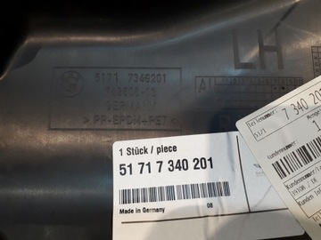 BMW 7 G11 G12 PODBĚH PŘEDNÍ LEVÉ KOMPLET