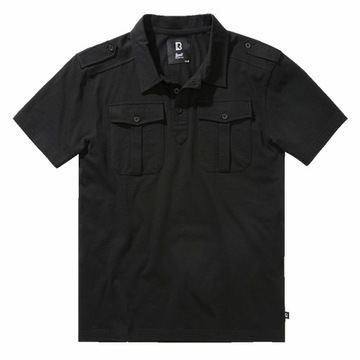 Koszulka Polo BRANDIT Jon z krótkim rękawem czarna XL