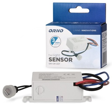 ORNO CZUJNIK ZMIERZCHU SENSOR Z ZEWNĘTRZNA SONDĄ - IP54 2000W