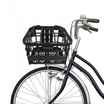 Корзина из проволочной сетки для велосипедной стойки.
