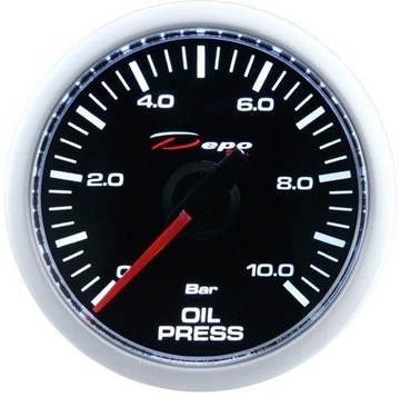 WSKAŹNIK DEPO RACING ELEKTRONICZNY OIL PRESS ZEGAR CIŚNIENIA OLEJU 52mm