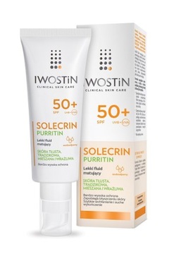 IWOSTIN SOLECRIN PURRITIN Lekki fluid matujący SPF 50+ 40ml