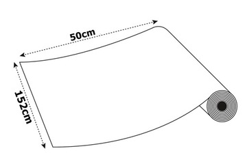 Lustro Weneckie Wewnętrzne Na Okna Szyby Folia Statyczna Rolka 152x50cm DIY