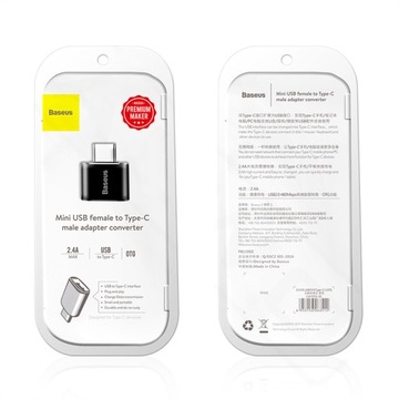 Переходник BASEUS с разъемом USB A на USB C