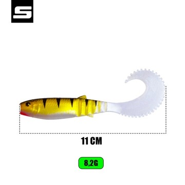 ZESTAW PRZYNĘT Sahido KILLER BITER NATURAL SET 11CM SZCZUPAK SANDACZ SUM