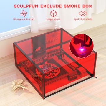 Специальный короб для дымоудаления SCULPFUN S30 S