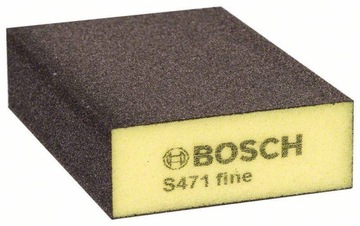 Klocek szlifierski gąbka drobna S471 Bosch żółty