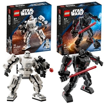 LEGO Star Wars Mech x2 - 75368 Darth Vader + 75370 PREZENT NA DZIEŃ DZIECKA