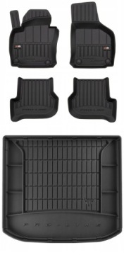 Set 3D gumové rohože Seat Toledo 3 2004-2010 g