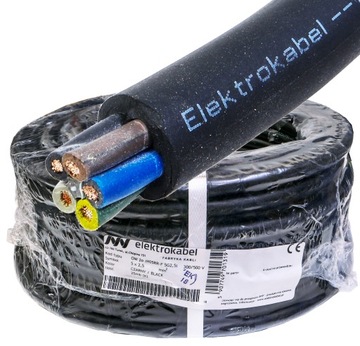PRZEWÓD Kabel warsztat gumowy siłowy OW 5x2,5 25m