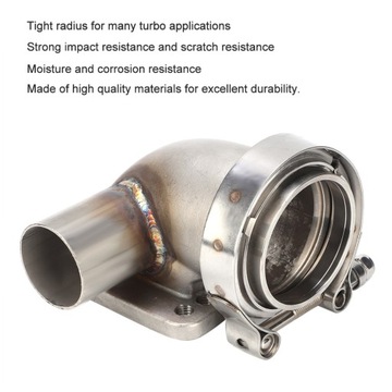 Угловой адаптер T3/T4 Turbo V 2,5 дюйма с