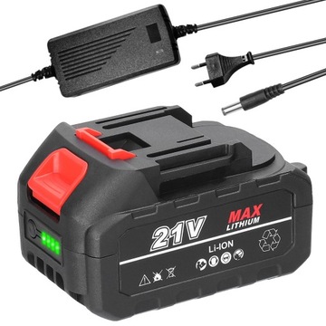 Akumulator litowy 21 V Makita i adapter do