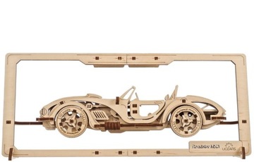 Roadster MK3 samochód puzzle 2.5D Ugears drewniany model do składania