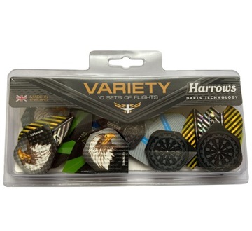 Zestaw Piórek do Rzutek Lotek Dart Harrows Variety