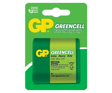 BATERIA GP GREENCELL 3R12 4,5V 312G-U1