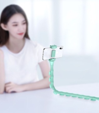 ГИБКАЯ ПОДСТАВКА-ШТАТИВ ДЕРЖАТЕЛЬ ДЛЯ ТЕЛЕФОНА ПРОЧНЫЙ ЗАЖИМ МЯТА