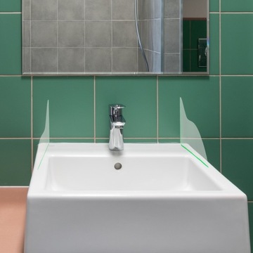 OCHRONNE EKRANIKI Z AKRYLU WANNY I UMYWALKI BEZPIECZNE I PRZEZROCZYSTE