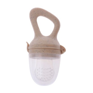 Прорезыватель с соской для фруктов и овощей BLW BEIGE L 8м+