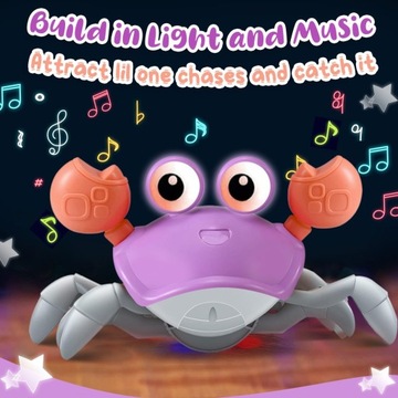 Zabawka dla dziecka Control Crab Crab - nauka raczkowania, prezent urodzinowy