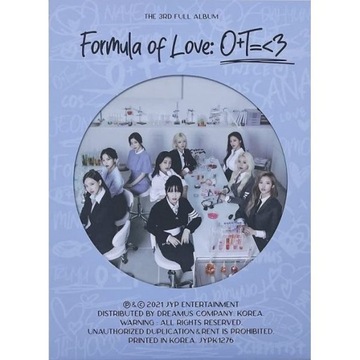 {{{ TWICE - FORMULA OF LOVE (PHOTOBOOK CD) - STUDY ABOUT LOVE VERSION