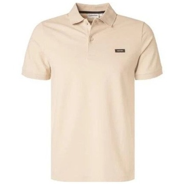 Calvin Klein koszulka polo męska beżowa K10K111196-ACE L