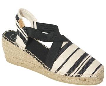 Toni Pons TARBES espadryle sandały cru-negre 42