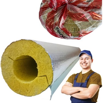 Otulina izolacja do rur z wełny mineralnej 140/30