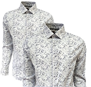 KOSZULA BIAŁA WIZYTOWA CASUAL FIT-REGULAR 4XL