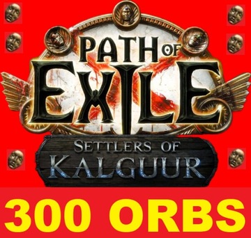 Path of Exile 300 DIVINE ORB ORBS ORBY LIGA SETTLERS OF KALGUUR PoE