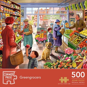 Puzzle JIGSAW Corner Piece Greengrocers 500 szt 296596