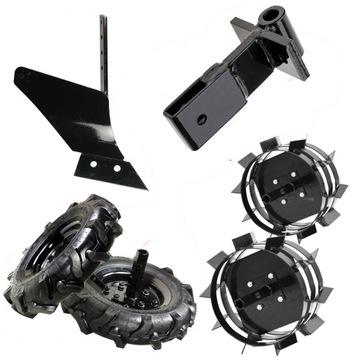 Мотокультиватор Strong Dzik 7 HP 120 см КОМПЛЕКТ! ПАСХАТЬ 4xКолеса!