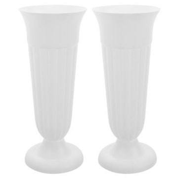 2 SZTUK PAMIĘCI WAZON CMENTARNY PLASTIKOWA DONICZKA