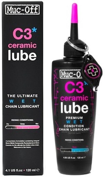 MUC-OFF C3 WET CERAMIC LUBE 120ml olej do łańcucha