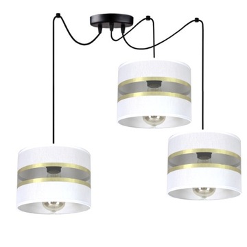 LAMPA PAJĄK Wisząca LED LOFT EDISON Spider CIEN