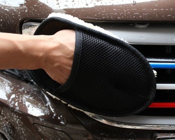 ПЕРЧАТКИ ДЛЯ МОЙКИ И ПОЛИРОВКИ АВТОМОБИЛЕЙ, ШЕРСТЬ НЕ царапается